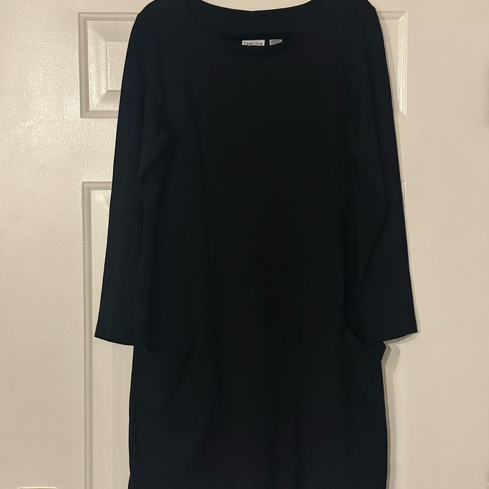 Chico's Black Top Size 2